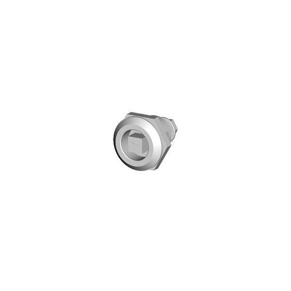 LATCH, 1/4-TURN w/ 8mm SQ INSERT CHROME